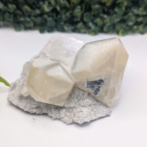 Calcite and Quartz Specimen Snowy White Crystal Ethereal Fairy Witch Natural